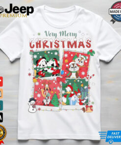 Very Merry Christmas Disney World Family Matching Christmas Disney Merry Christmas 2024 Mickey Co X mas Shirt