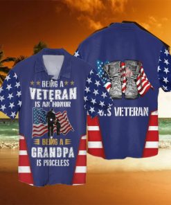 Veteran Grandpa Aloha Hawaiian Shirts For Men For Women