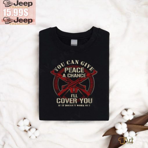 Veteran Shirt Gun Control I'll Cover You V Neck T Shirt