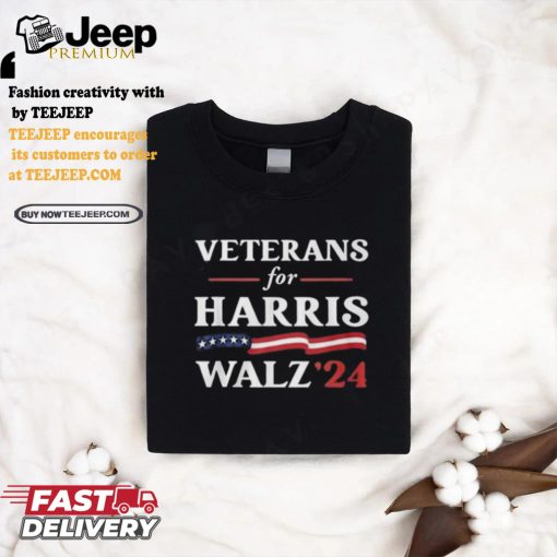 Veterans for Harris walz 2024 vote tim walz Kamala Harris T shirt