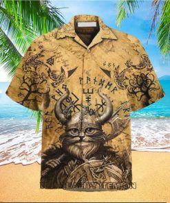 Viking Good Meows Warrior Hawaiian Shirt