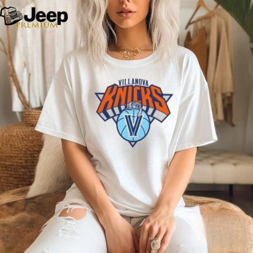 Villanova Knicks New York Mashup Parody Basketball T Shirt