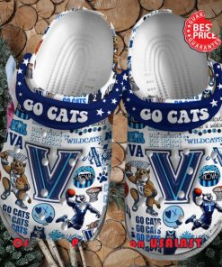 Villanova Wildcats Go Cats All Wright Crocs Clog Shoes