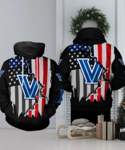 Villanova Wildcats NCAA US Flag 3D Printed Hoodie