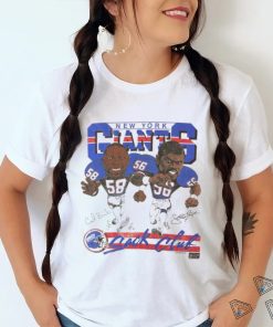 Vintage 1987 NFL New York Giants ‘Sack Club’ Carl Banks Lawrence Taylor Caricature T Shirt