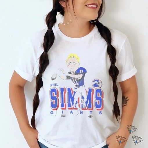 Vintage 1987 New York Giants NFL Phill Sims T Shirt