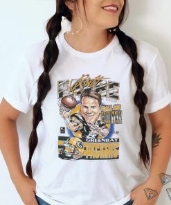 Vintage 1995 NFL Brett Favre Green Bay Packers Caricature Graphic T Shirt