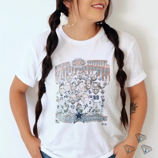 Vintage 1995 Super Bowl Champions Dallas Cowboys Caricature t shirt