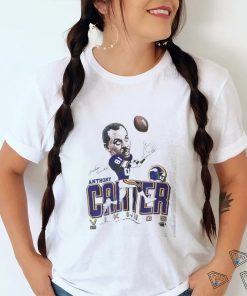 Vintage Anthony Carter caricature 80's T shirt