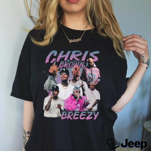 Vintage Chris Brown Breezy Hip Hop T Shirt