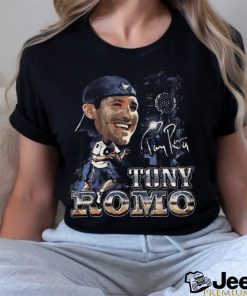 Vintage Dallas Cowboys Tony Romo Caricature NFL Football Graphic T Shirt