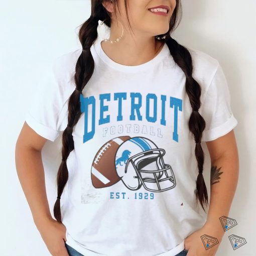 Vintage Detroit Football Crewneck shirt