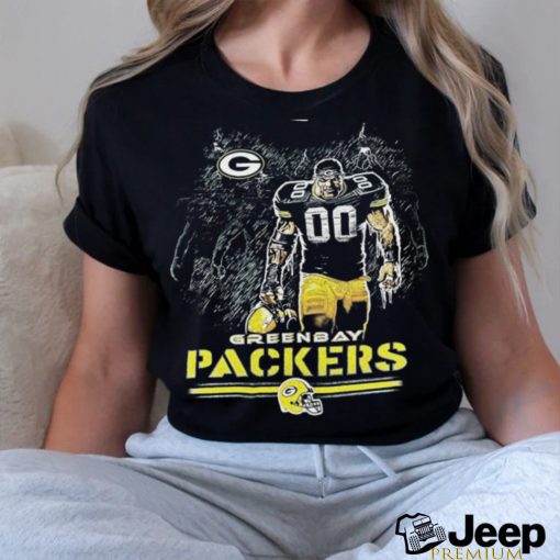 Vintage Green Bay Packers NFL FOOTBALL Caricature T SHIRT