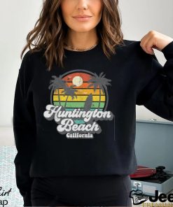 Vintage Huntington Beach California Surfing Retro Surf Gift T Shirt