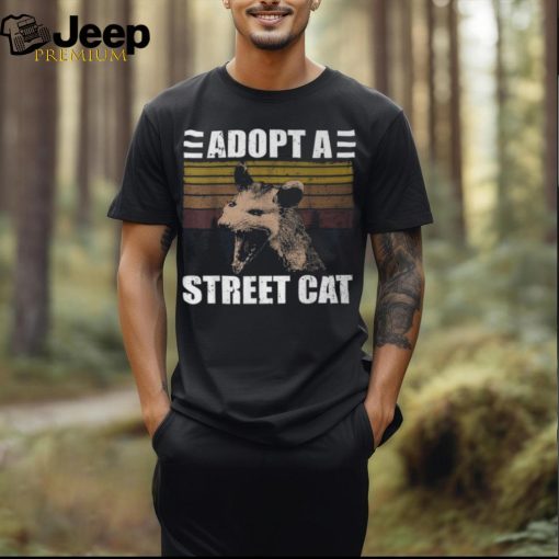 Vintage Opossum Possum Adopt A Street Cat T Shirt