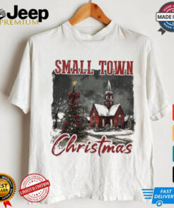 Vintage Retro Small Town Christmas 2024 Shirt