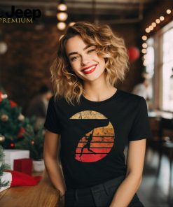 Vintage Rock Climbing Retro Sunset shirt