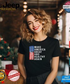 Vintage Usa Flag Make America Healthy And Great Again Maha T Shirt