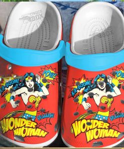 Vintage Wonder Woman DC Comic Crocs