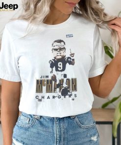 Vintage jim mcmahon san diego chargers caricature shirt