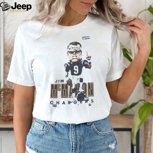 Vintage jim mcmahon san diego chargers caricature shirt