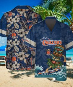 Virginia Cavaliers With Tiki Surfing 2024 Style Hawaiian Shirt