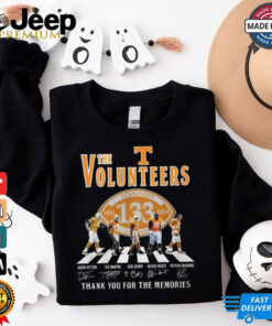 Volunteers Tennessee 133th Anniversary 1891 2024 Thank You For The Memories T Shirt