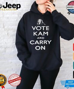 Vote Kam And Carry On Shirt