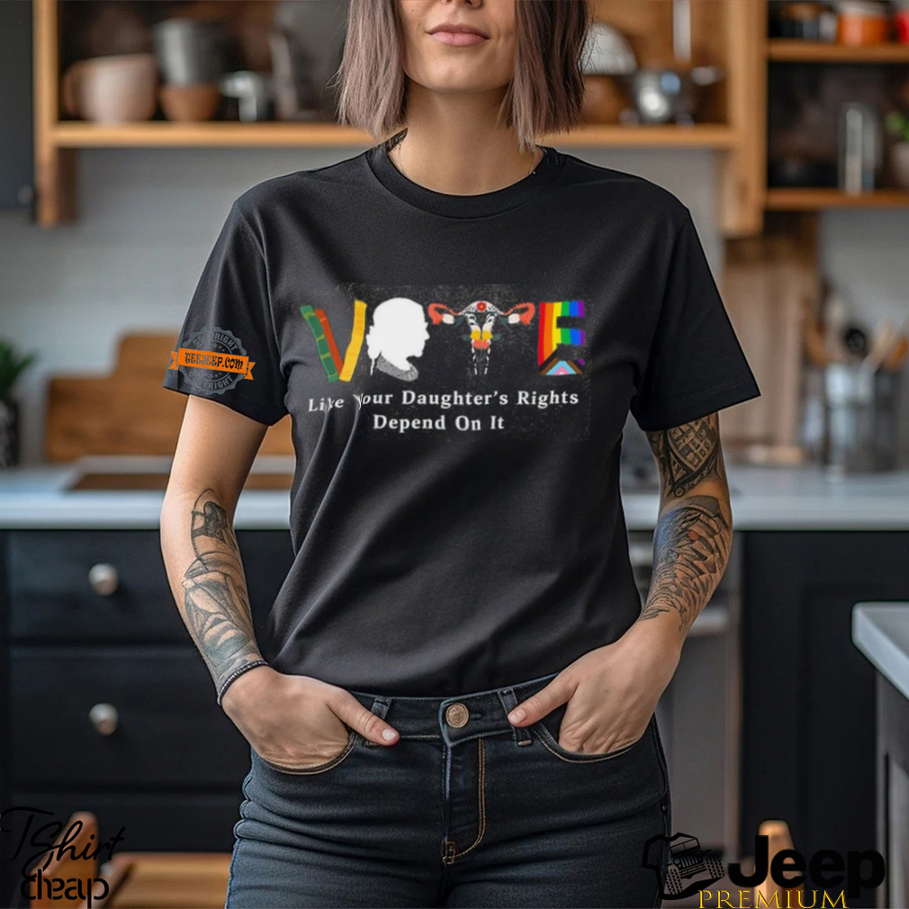 Vote Like Your Daughters Rights Depend On It Shirt, Vote Shirt, Banned Books Shirt