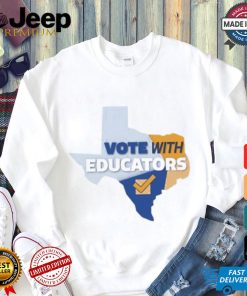 Vote with Educators State shirt