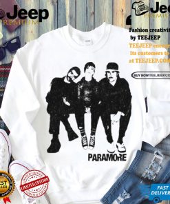 Official Paramore Group Photo Boyfriend Fit Girls Shirt