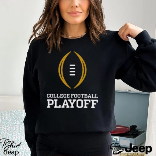 College Football Playoff Logo Black T Shirt