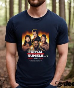 WWE Royal Rumble Fatal 4 Way Match For The Undisputed WWE Universal Championship Roman Reigns Vs Randy Orton Vs AJ Styles Vs LA Knight Unisex T Shirt