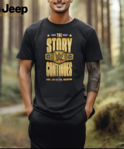 WWE Shop Cody Rhodes WrestleMania 40 Champion The Story Continues T Shirt