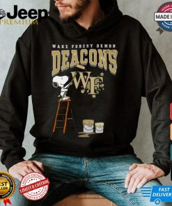 Wake Forest Demon Deacons Snoopy Painting Shirt