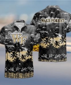 Wake Forest Demon Palms Tree Hawaiian Shirt