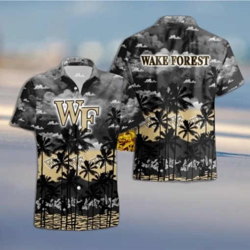 Wake Forest Demon Palms Tree Hawaiian Shirt