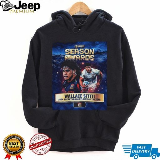 Wallace Sititi Super Rugby Pacific 2024 Breakthrough Player Of The Year Shirt