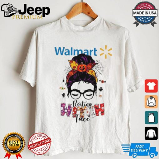 Walmart resting Witch face Halloween 2024 shirt