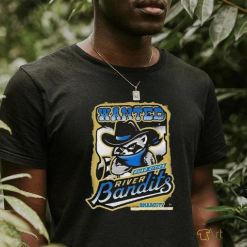 Wanted Quad Cities River Bandits Gravity T Shirt