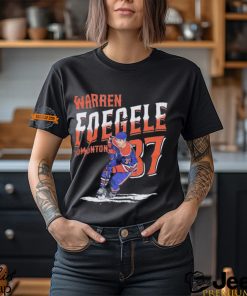 Warren Foegele Edmonton hockey player name shirt