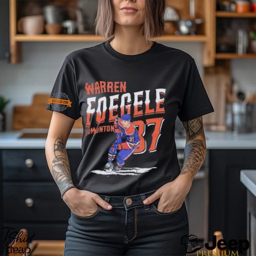 Warren Foegele Edmonton hockey player name shirt