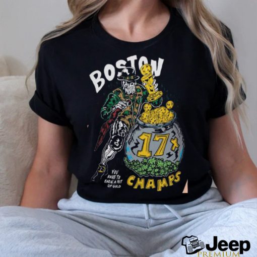 Warren Lotas Champs Boston celtics T shirt