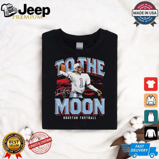 Warren Moon Houston Oilers to the moon signature vintage shirt