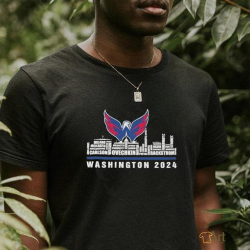 Washington Capitals Ice Hockey Team 2024 City Horizon T Shirt