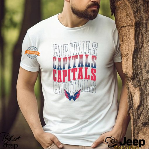 Washington Capitals Starter Four Team Name Logo Shirt