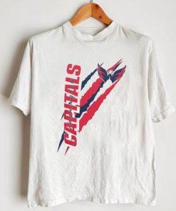 Washington Capitals Starter White Color Scratch T Shirt