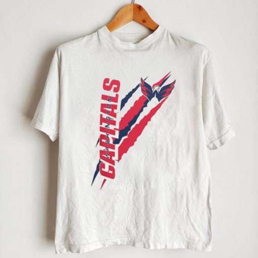 Washington Capitals Starter White Color Scratch T Shirt