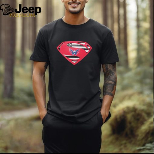 Washington Capitals Superman logo shirt