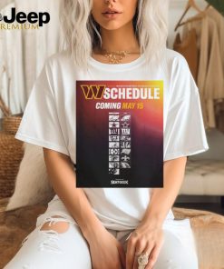 Washington Commanders 2024 NFL Season Schedule T Shirt